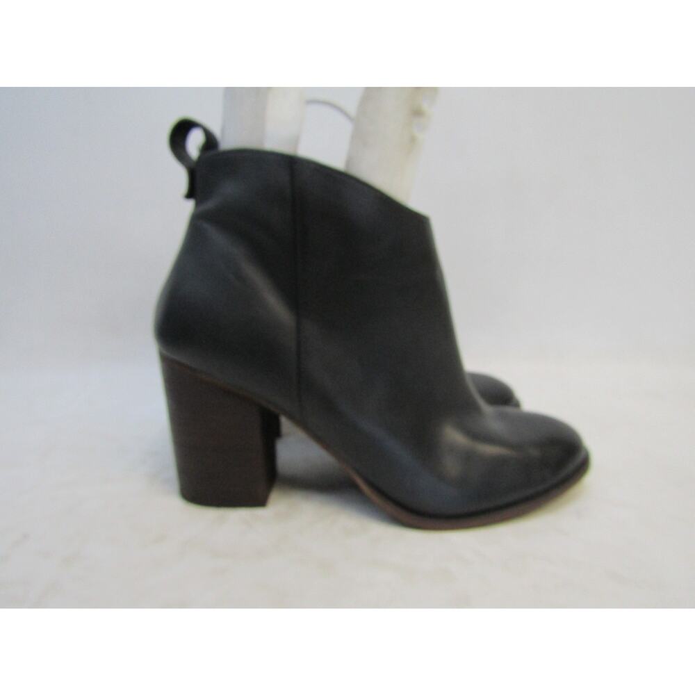 BP Womens Size 10 M Black Leather Zip Ankle Fashion Boots Bootie - Picture 3 of 11
